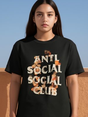 Remera: Antisocial Naranja Memoestampados