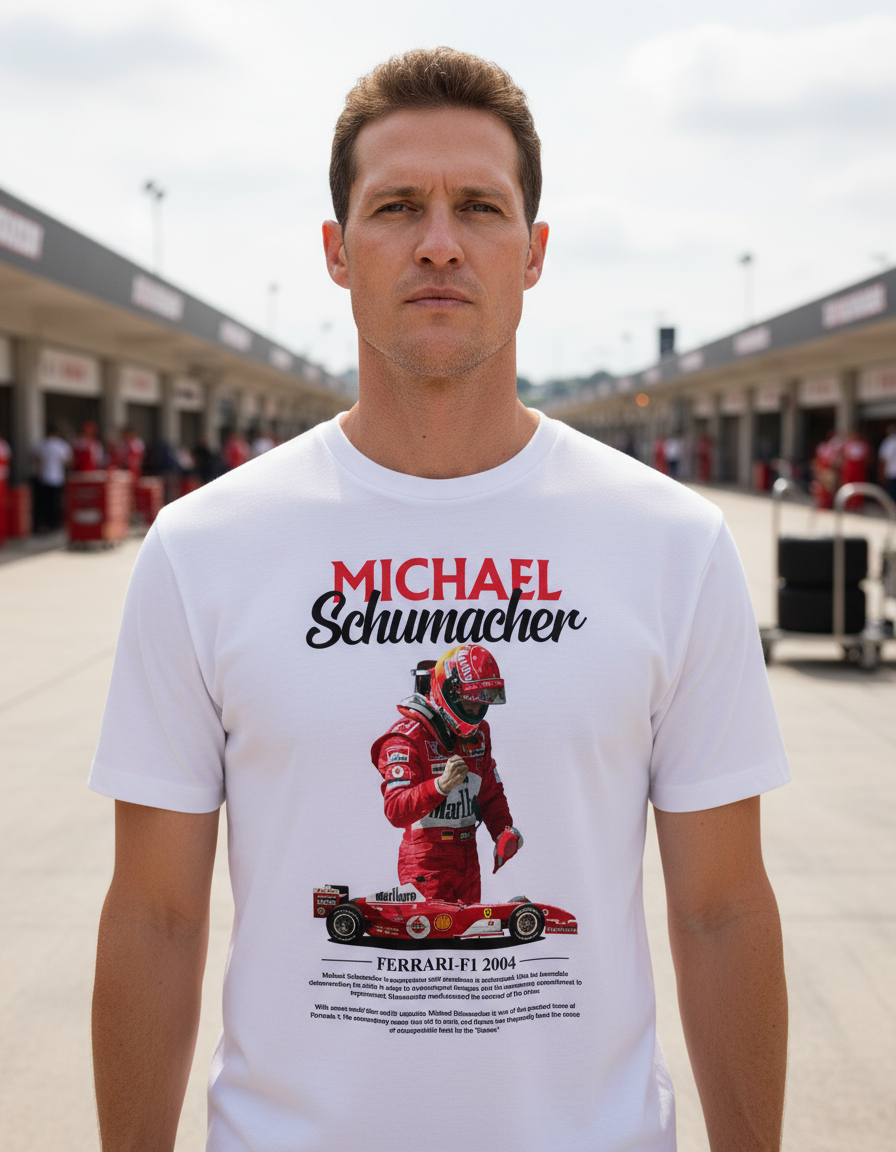 Remera: Michael Schumacher F1 01 Memoestampados - Imagen 7