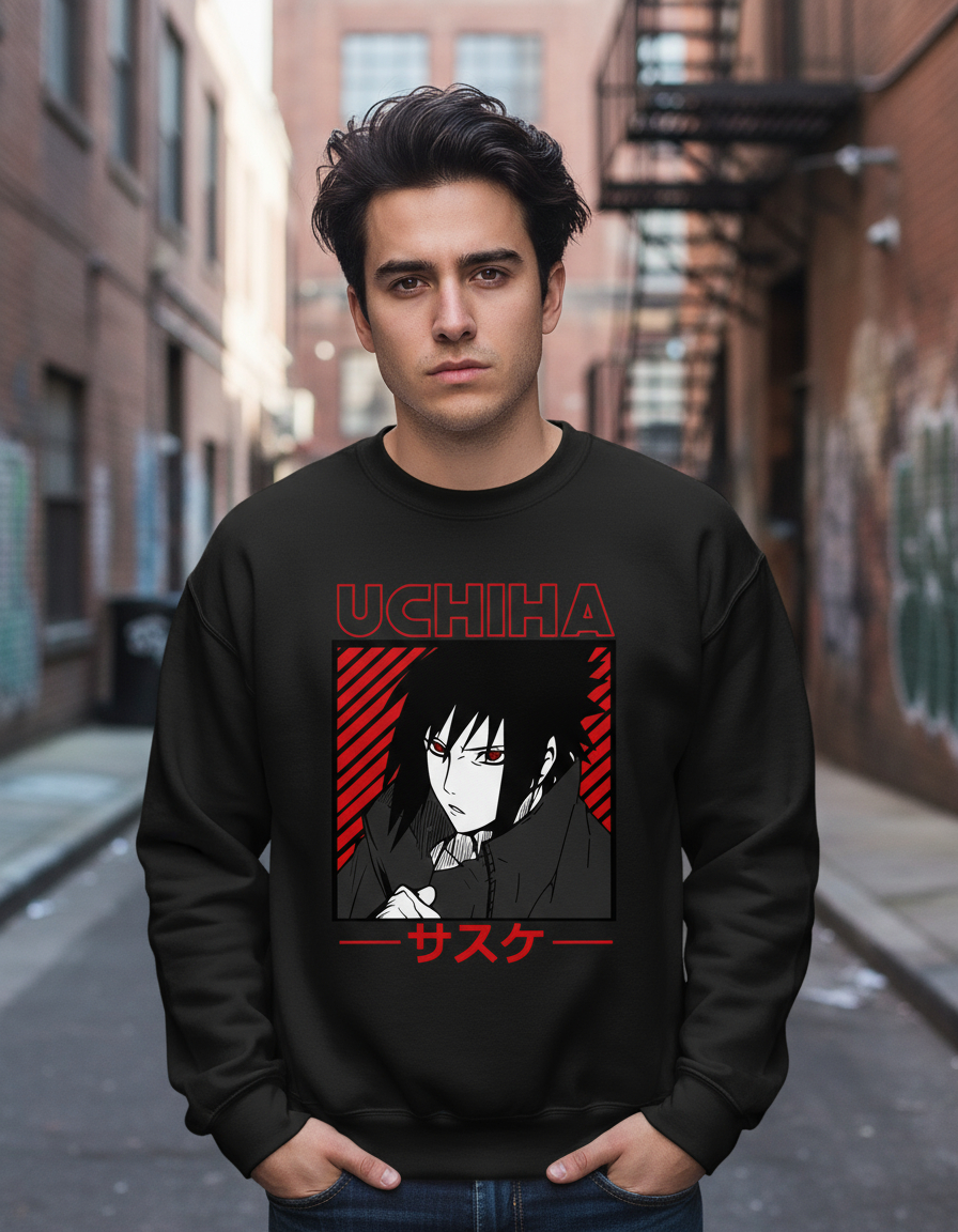 Buzo Sasuke Uchiha 02 Memoestampados - Imagen 4