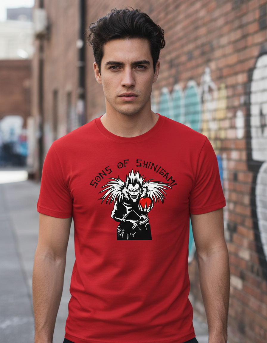 Remera: Sons Of Shinigami Death Note Memoestampados - Imagen 3