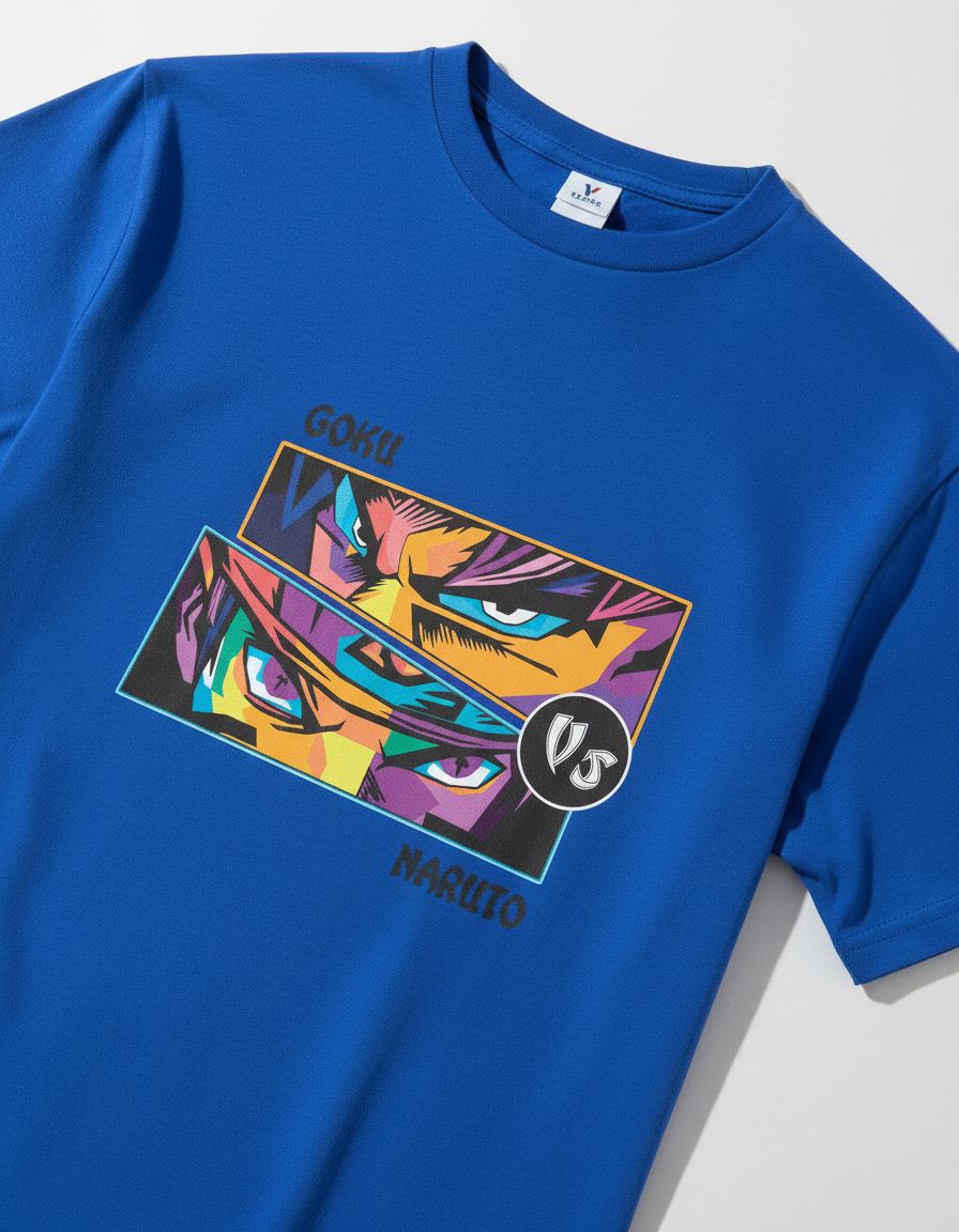 Remera: Goku Vs Naruto Memoestampados - Imagen 7