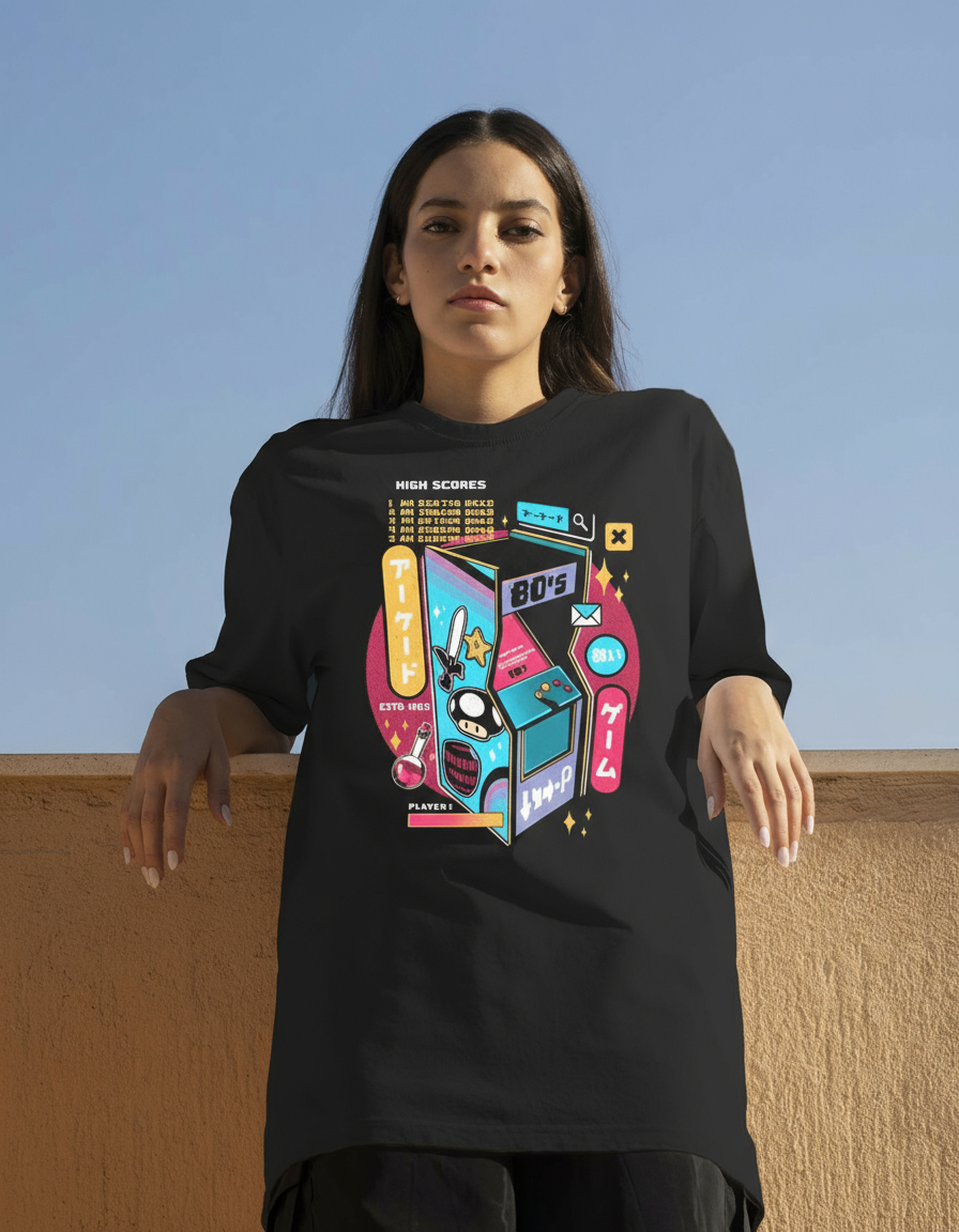 Remera: 80`s Arcade Memoestampados - Imagen 3
