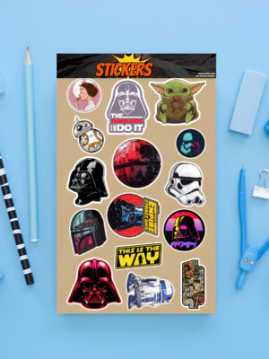 Pack Pegotines Stickers Star Wars Memoestampados