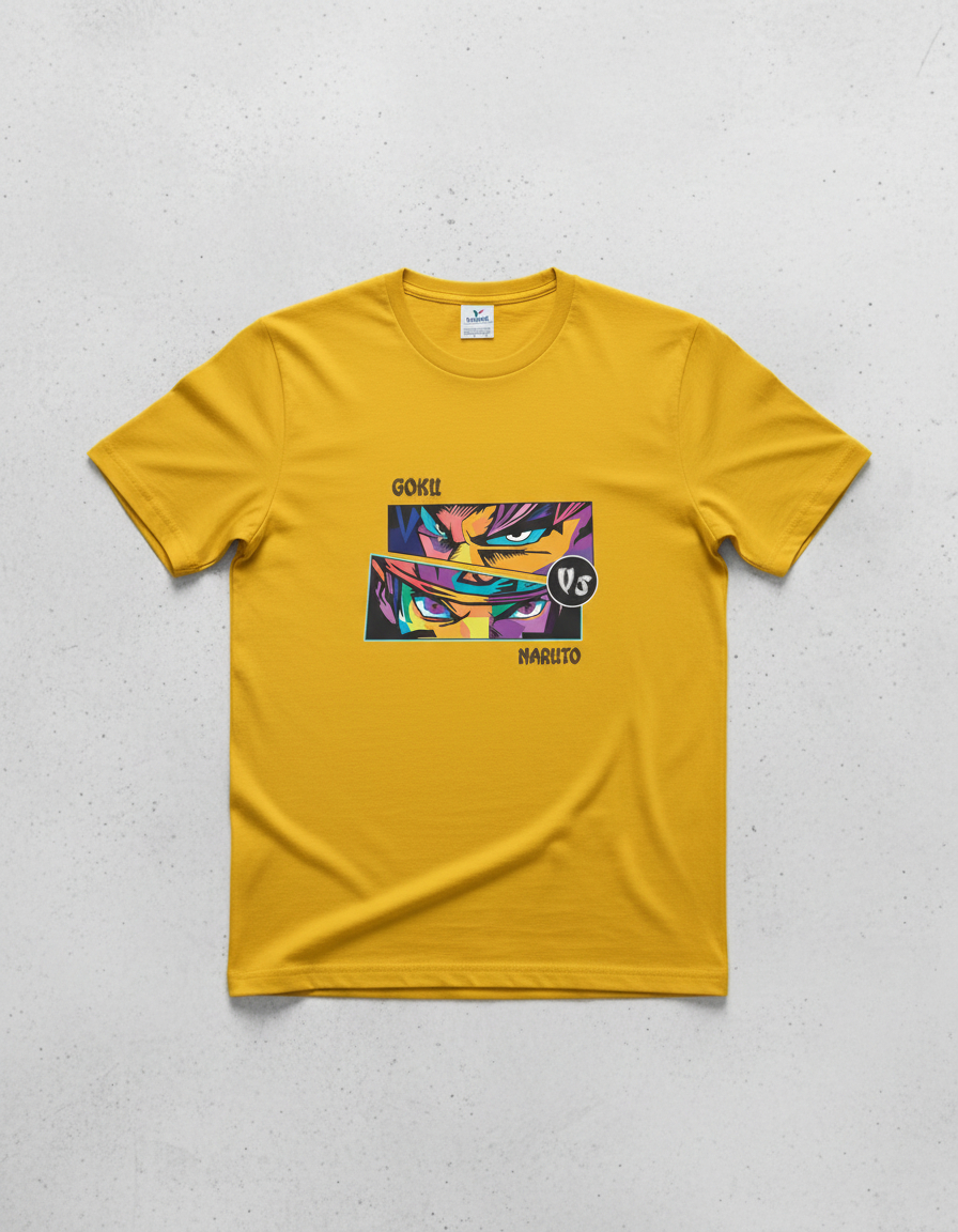 Remera: Goku Vs Naruto Memoestampados - Imagen 22