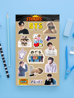 Pack Pegotines Stickers Bts Memoestampados
