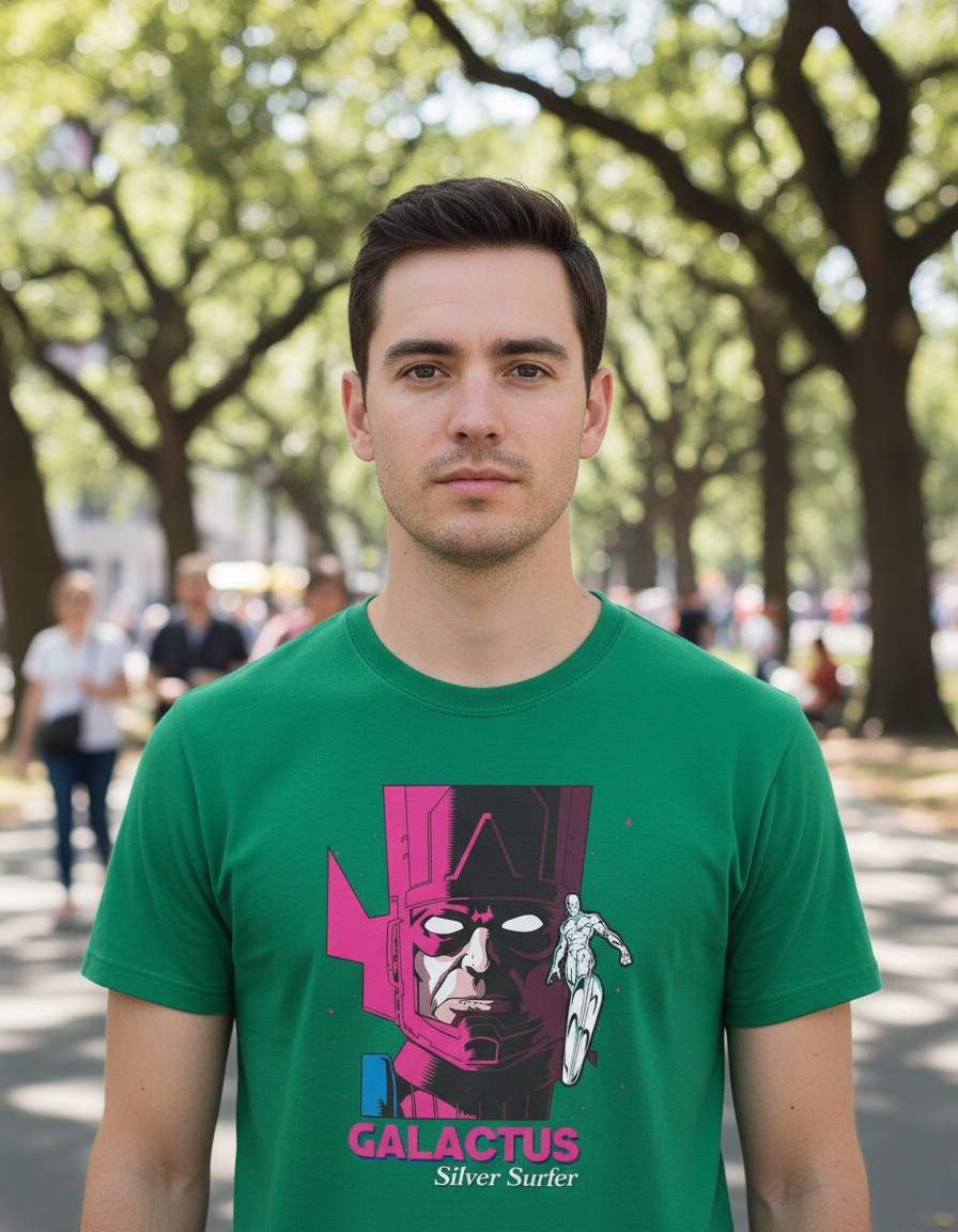 Remera: Galactus Silver Surfer Memoestampados - Imagen 9