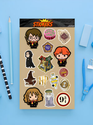 Pack Pegotines Stickers Harry Potter Memoestampados