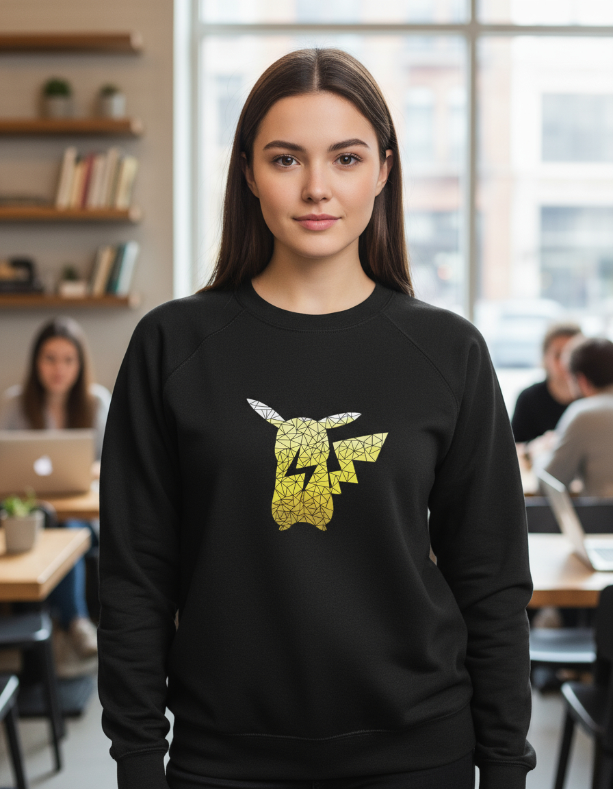 Buzo Vitral Picachu Memoestampados