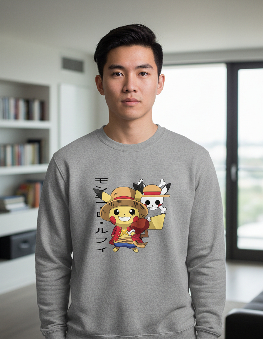 Buzo: Luffy Picachu Memoestampados - Imagen 5