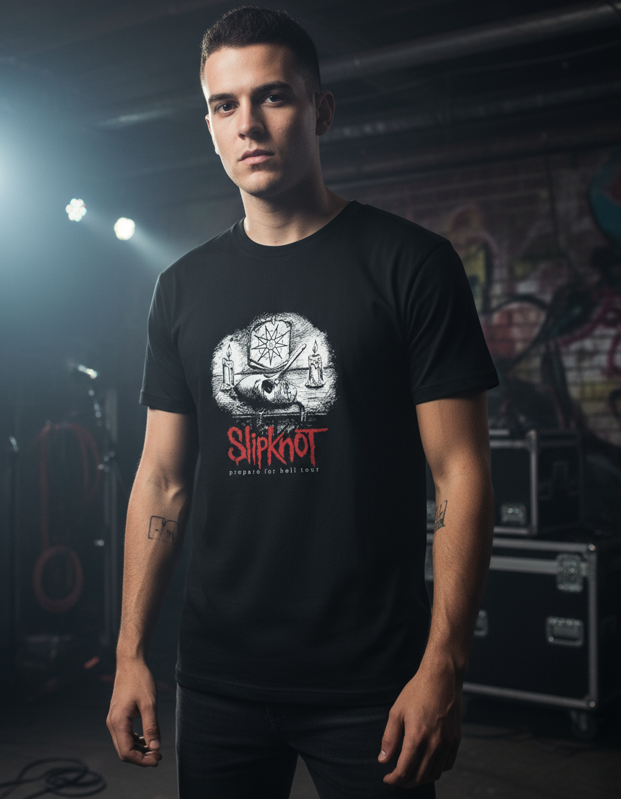 Remera: Slipknot Prepare For Hell Tour Memoestampados