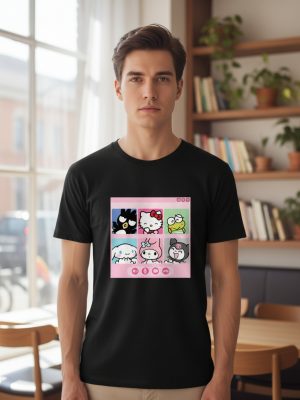 Remera: Hello Kitty Y Sus Amigos Memoestampados