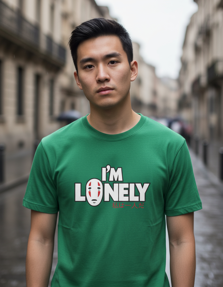 Remera: I_m Lonely No Face Memoestampados - Imagen 10