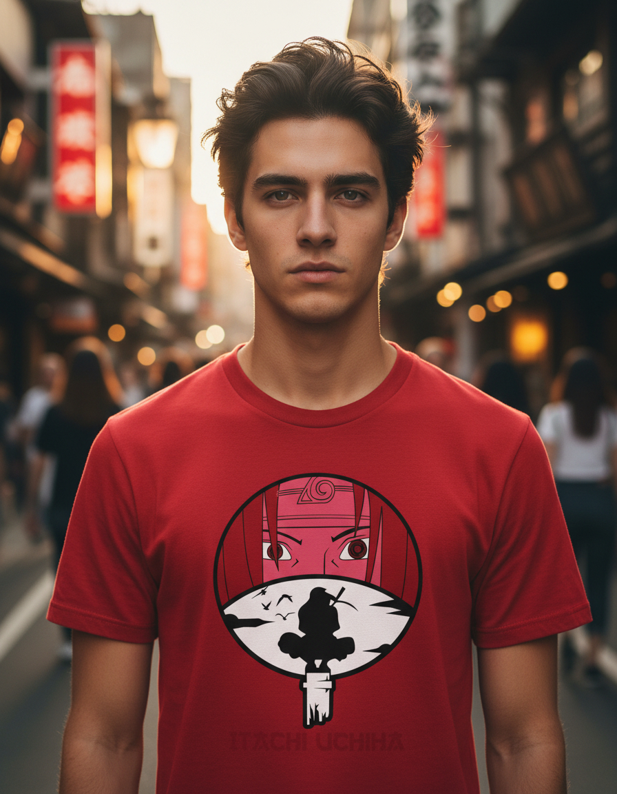 Remera: Itachi Uchiha Naruto 01 Memoestampados - Imagen 5