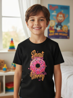 Remera: Donut Worry Memoestampados