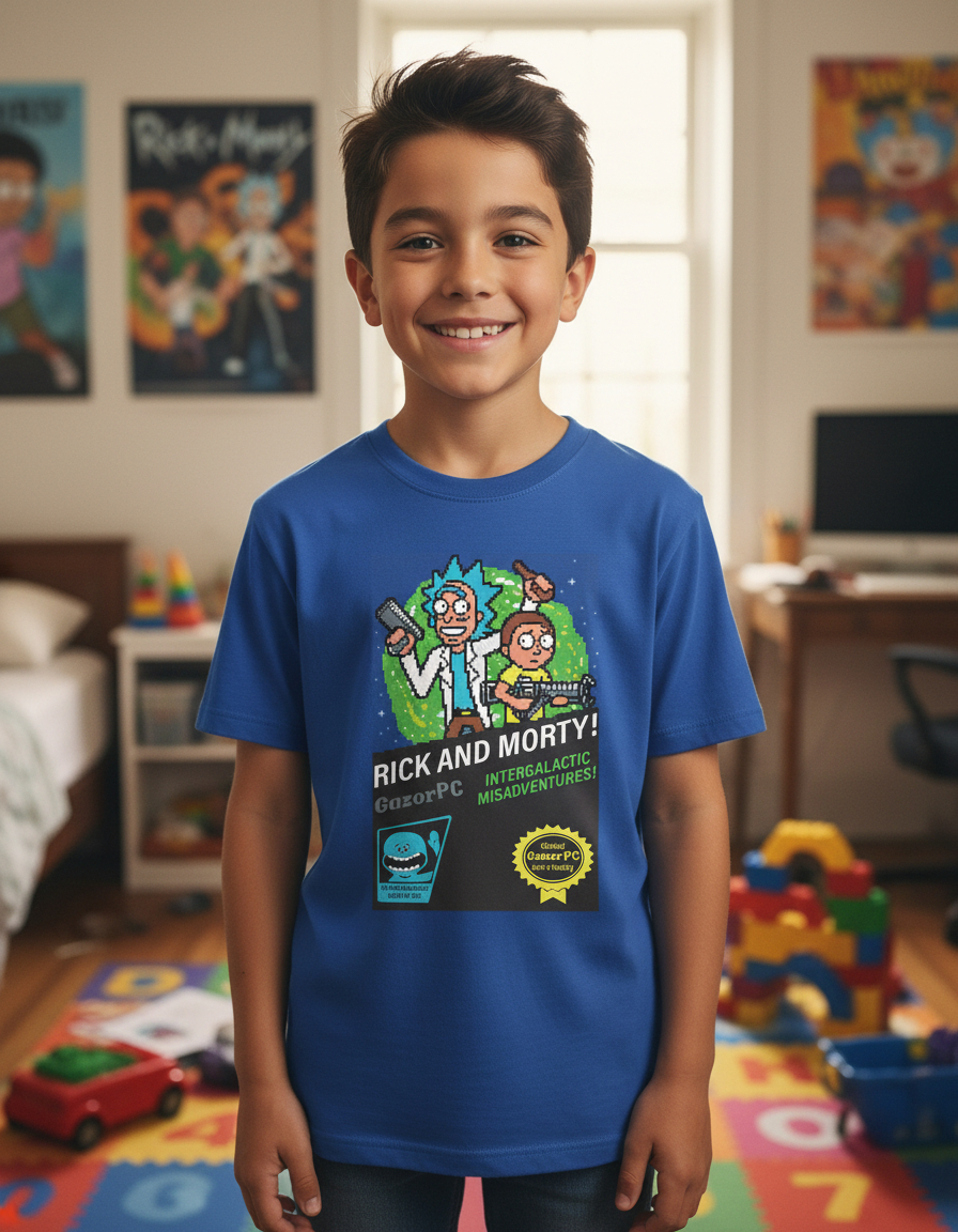 Remera: Pixel Rick Y Morty Memoestampados - Imagen 7