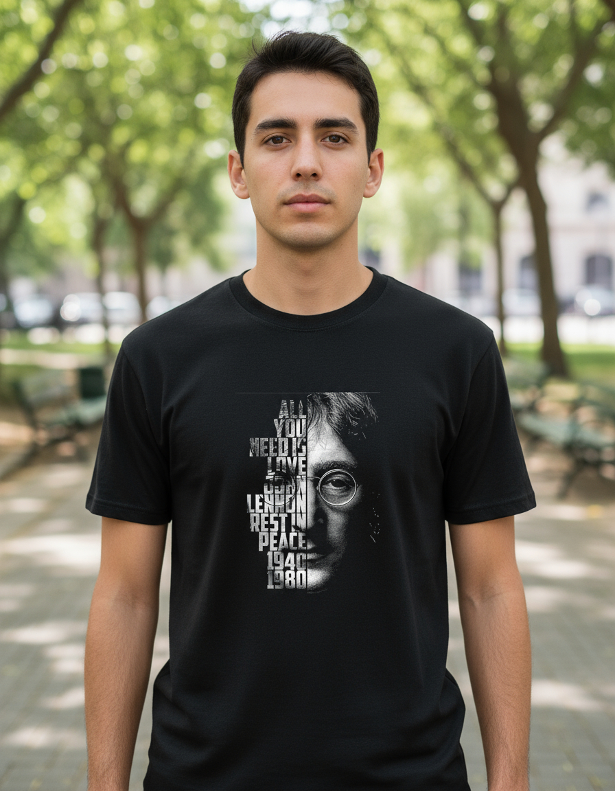 Remera: Jhon Lenon 01 Memoestampados