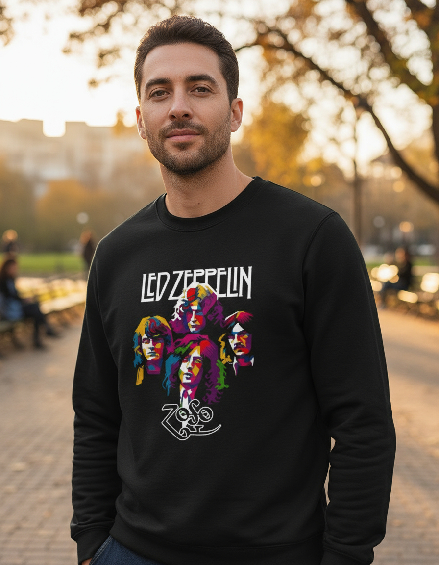 Buzo Led Zeppelin Zoso Memoestampados