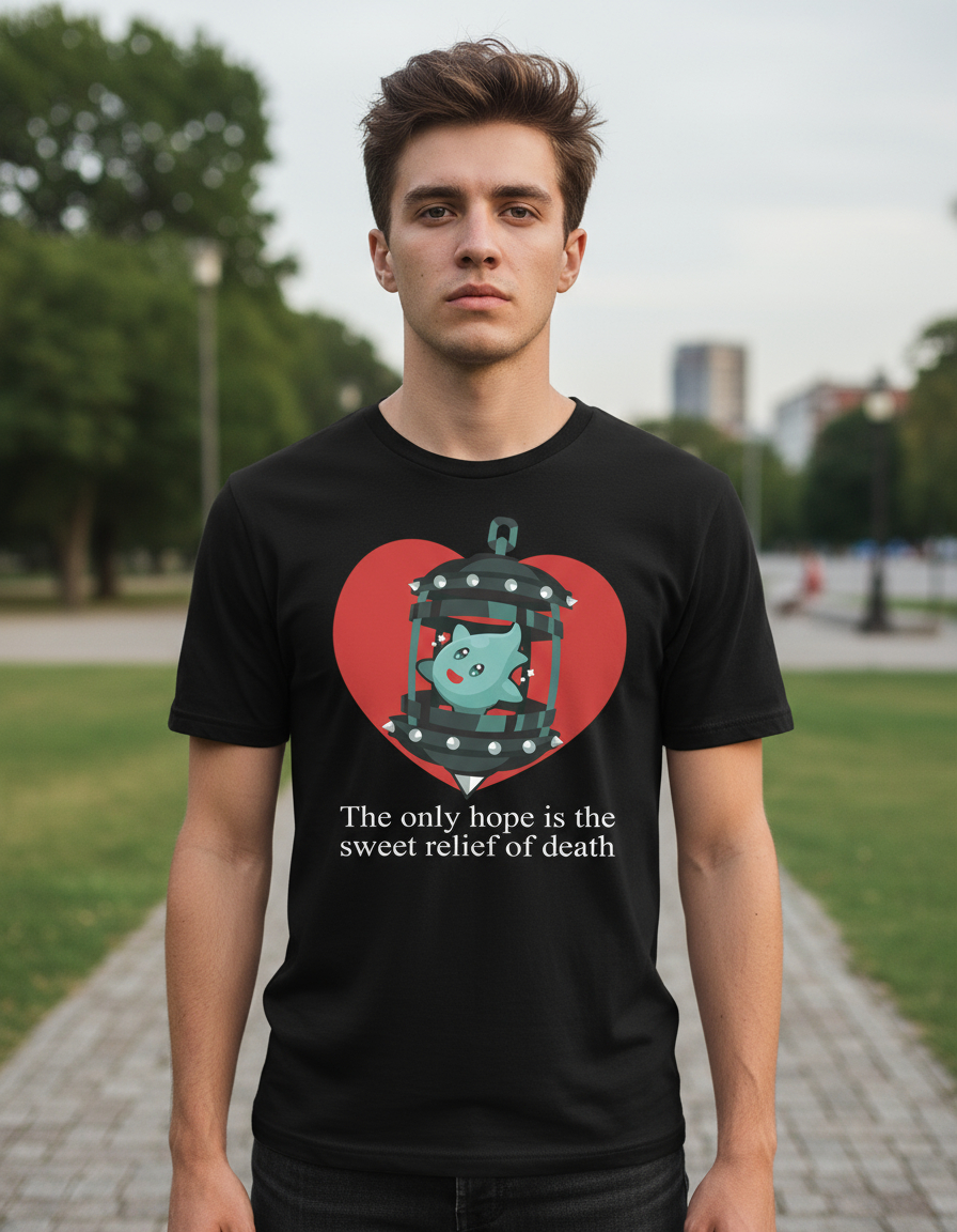 Remera: The Only Hope Is Death Memoestampados