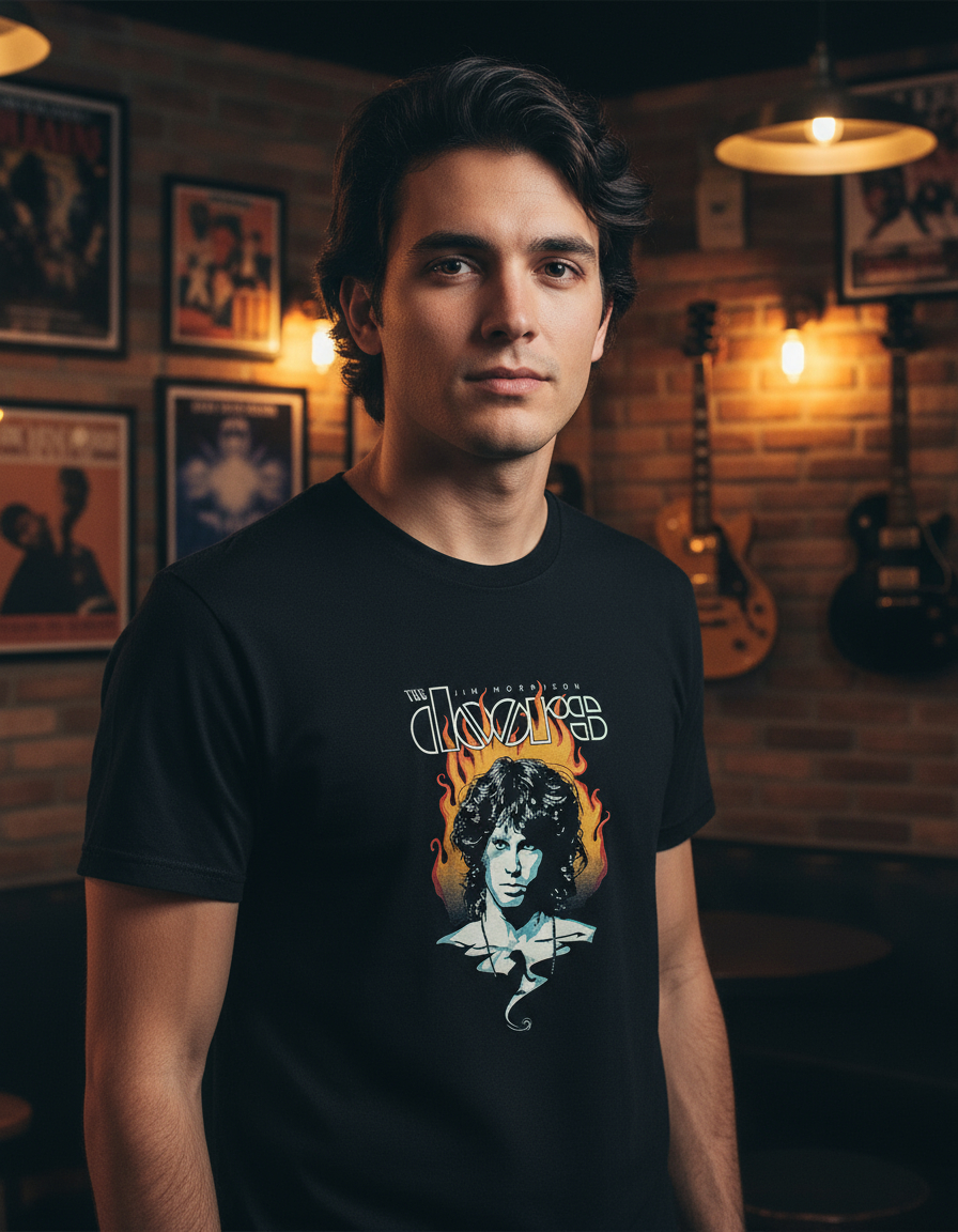 Remera: The Doors 5 Memoestampados