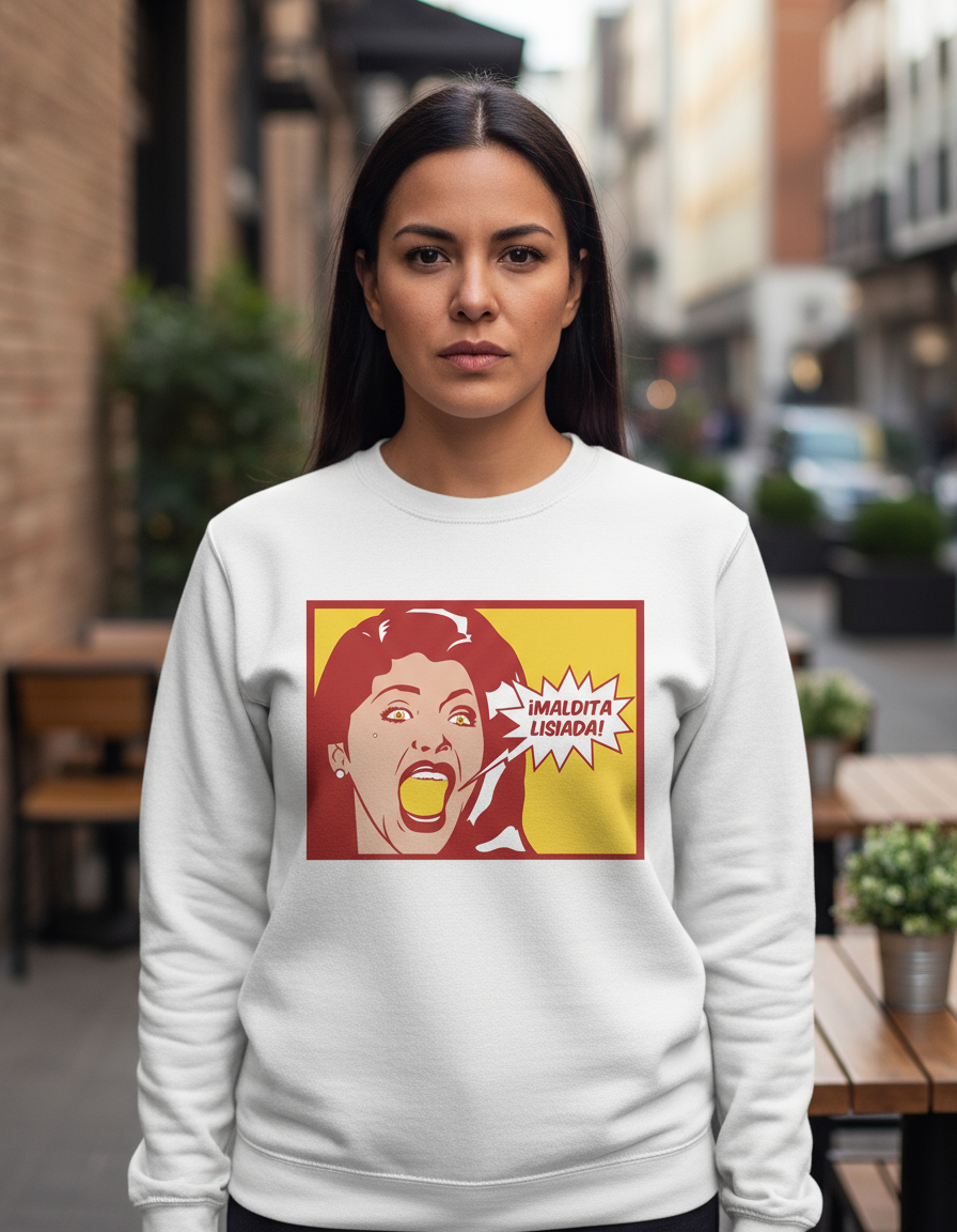 Buzo Telenovela Maldita Lisiada Memoestampados - Imagen 4