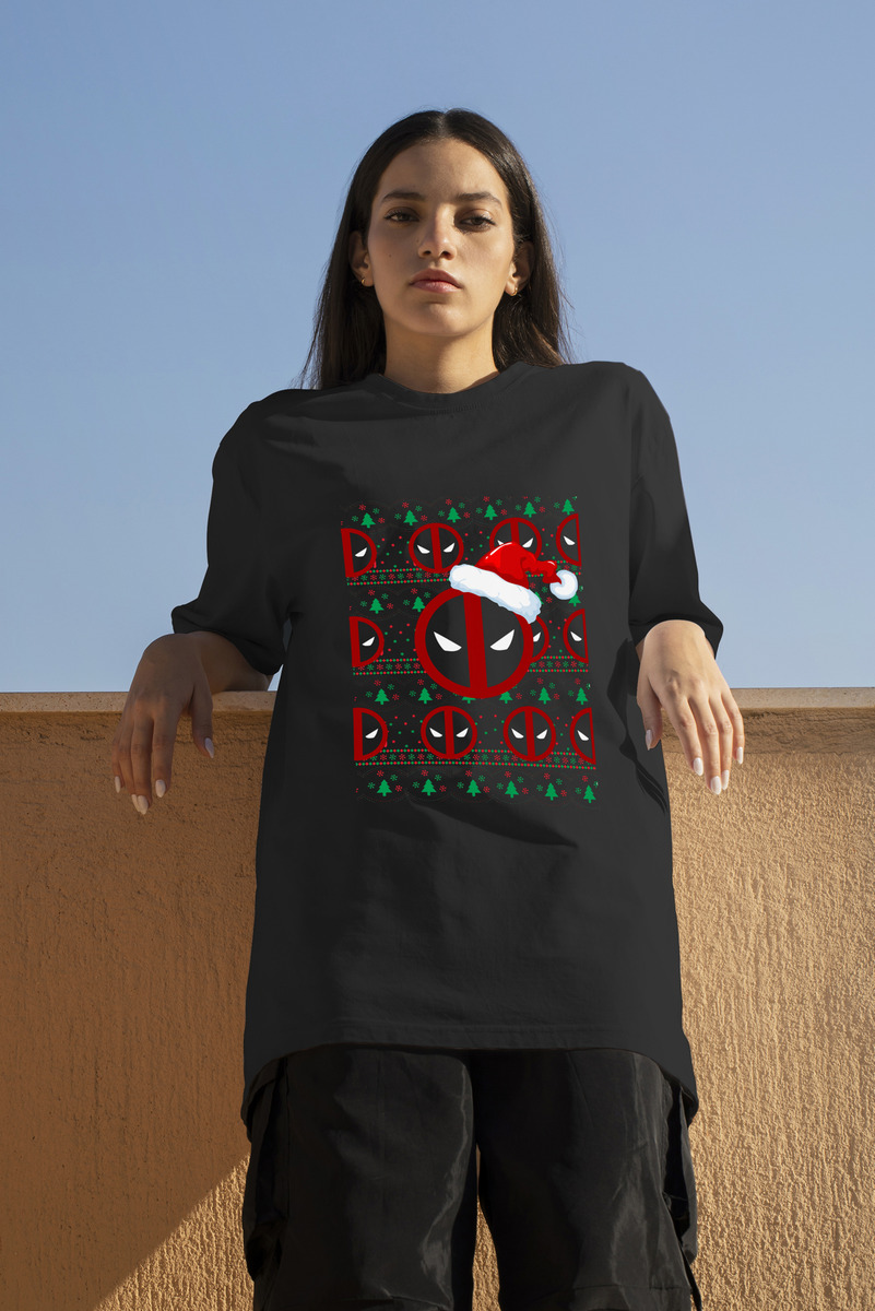 Remera: Ugly Navideño Deadpool Memoestampados - Imagen 3