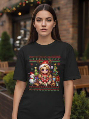 Remera: Ugly Navideño Rapunzel Memoestampados