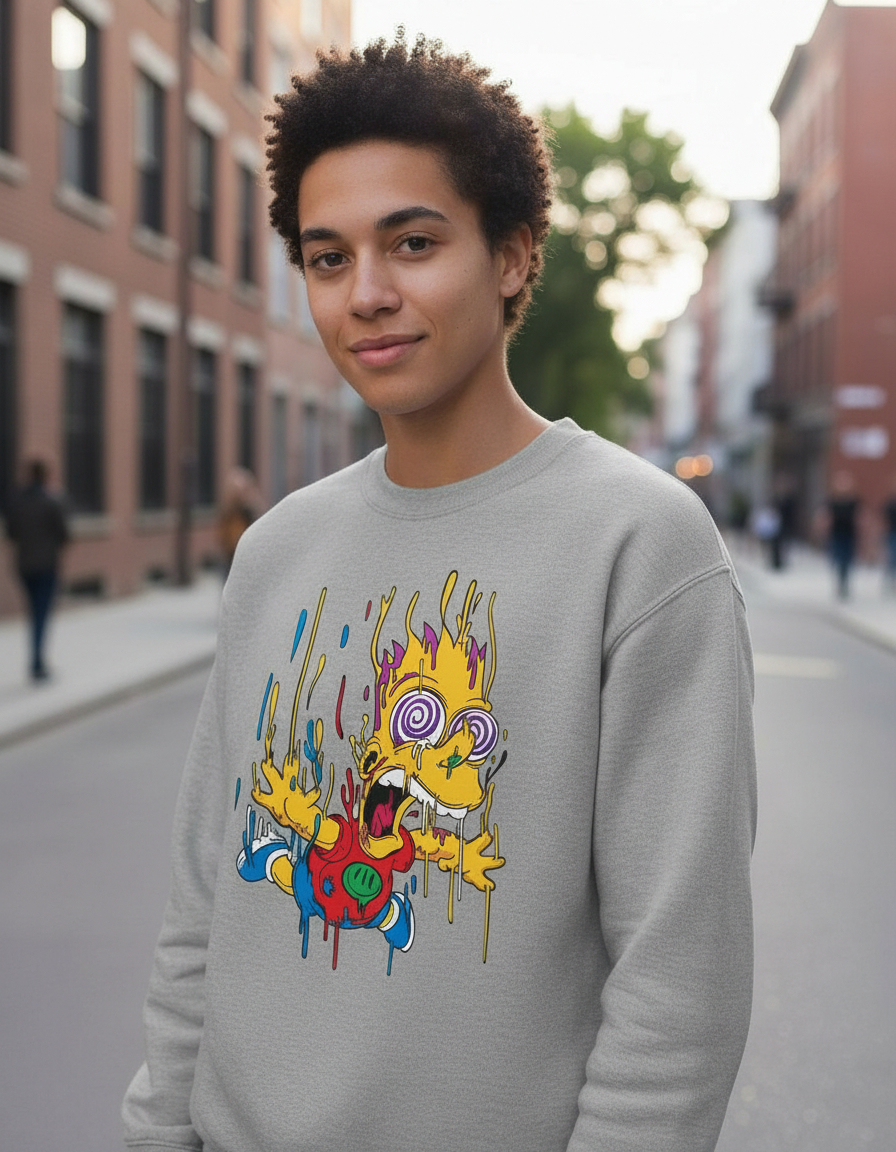 Buzo: Bart Simpsons Dibujo Memoestampados - Imagen 4