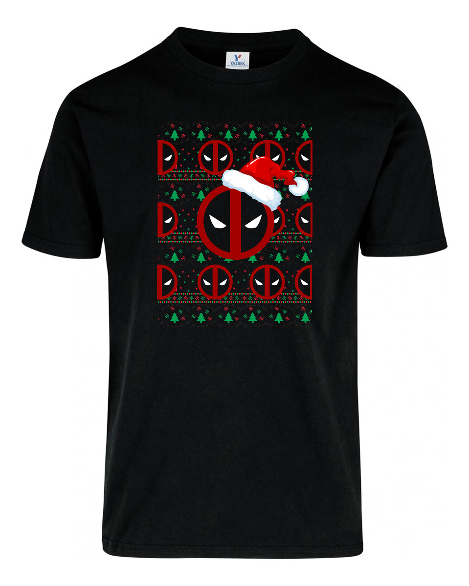 Remera: Ugly Navideño Deadpool Memoestampados