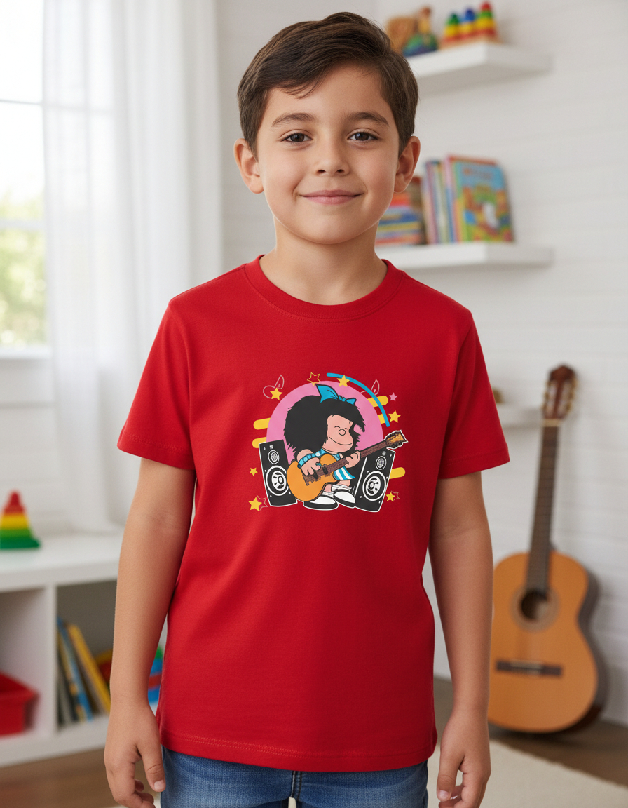 Remera: Mafalda Rock Star Memoestampados - Imagen 7