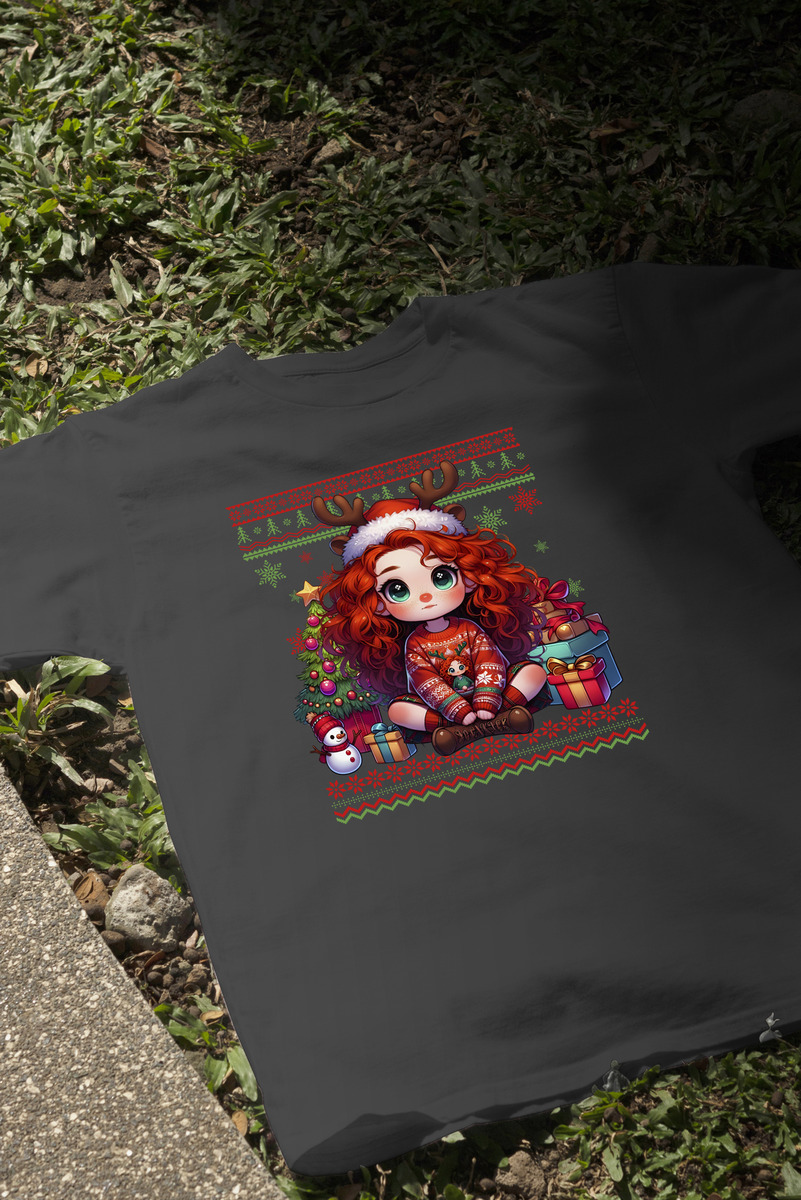 Remera: Ugly Navideño Merida Valiente Memoestampados - Imagen 3