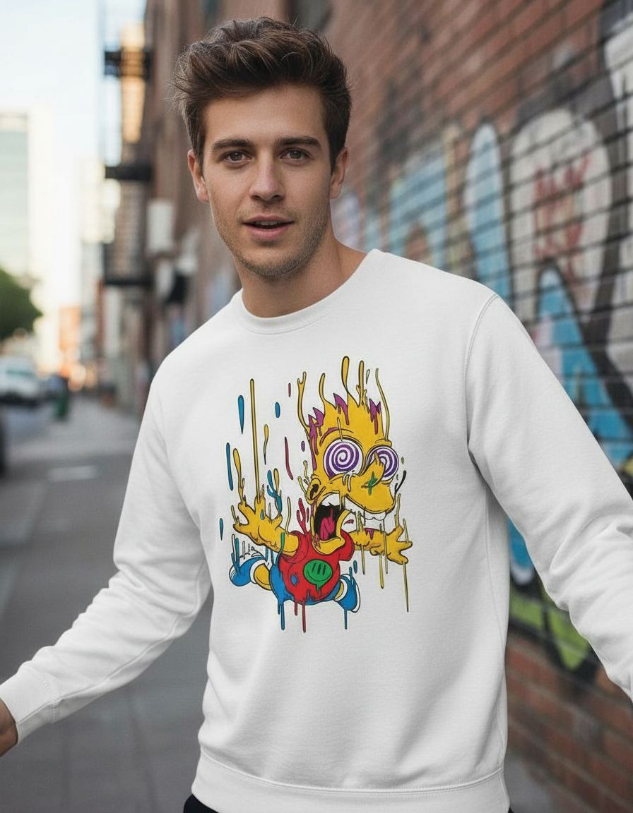 Buzo: Bart Simpsons Dibujo Memoestampados - Imagen 8