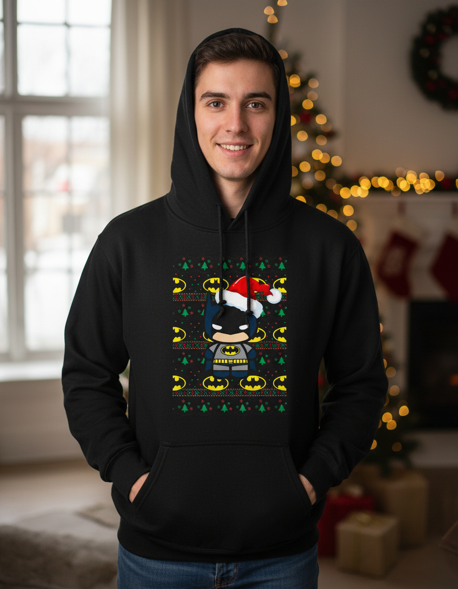 Canguro Ugly Navideño Batman Memoestampados - Imagen 2