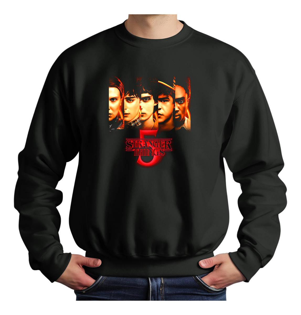 Buzo Stranger Things 5 Series Memoestampados - Imagen 4