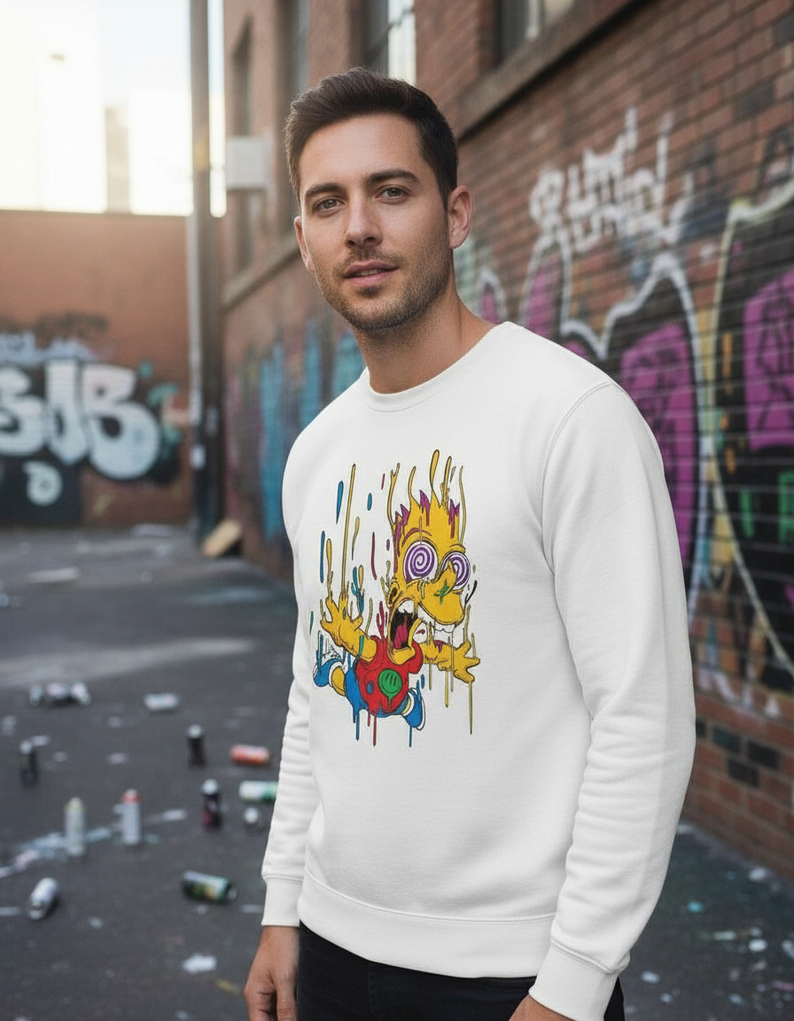 Buzo: Bart Simpsons Dibujo Memoestampados - Imagen 11