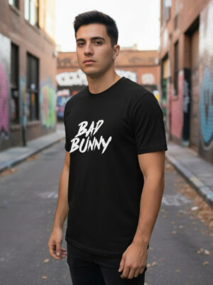 Remera: Bad Bunny Memoestampado