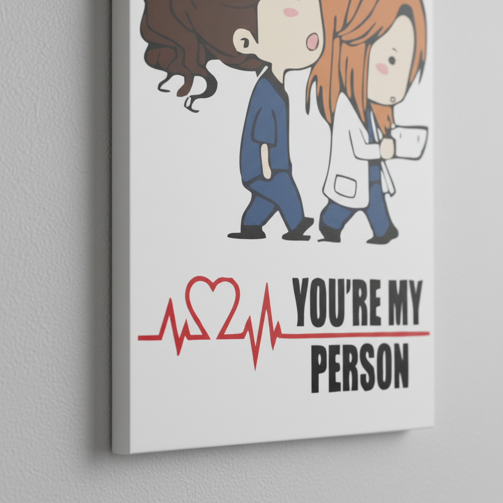 Cuadro Greys Anatomy 498 40x53 Mdf Memoestampados - Imagen 3