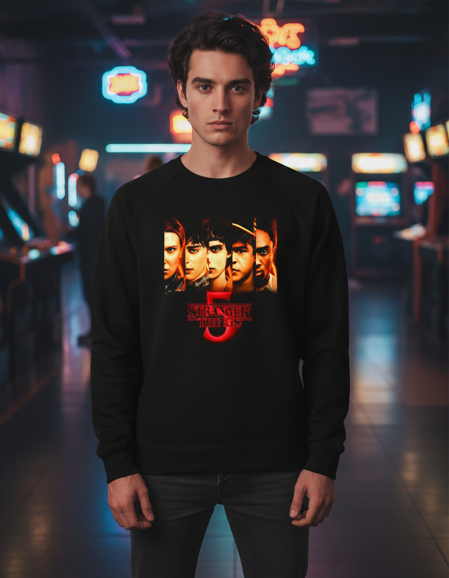 Buzo Stranger Things 5 Series Memoestampados - Imagen 3