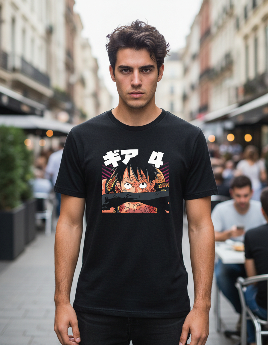 Remera: Luffy Gear 4 Memoestampados