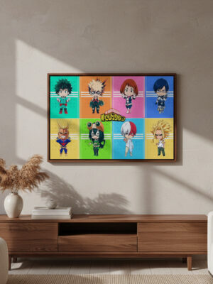 Cuadro Boku No Hero 561 40x53 Mdf Memoestampados