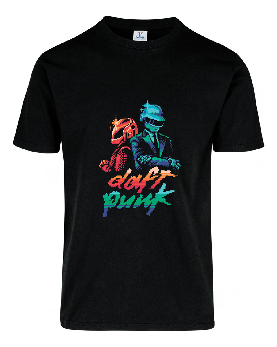 Remera: Daft Punk Pixel Art Memoestampados