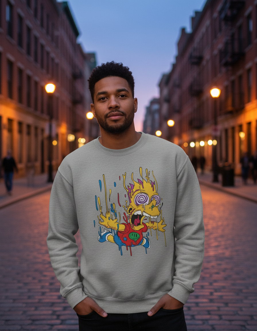 Buzo: Bart Simpsons Dibujo Memoestampados - Imagen 7