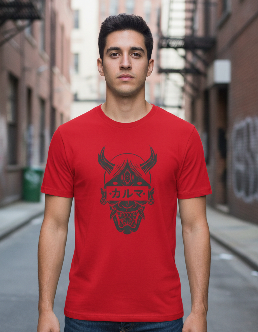 Remera: Demonio Japones Anime Memoestampados - Imagen 9