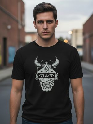 Remera: Demonio Japones Anime Memoestampados