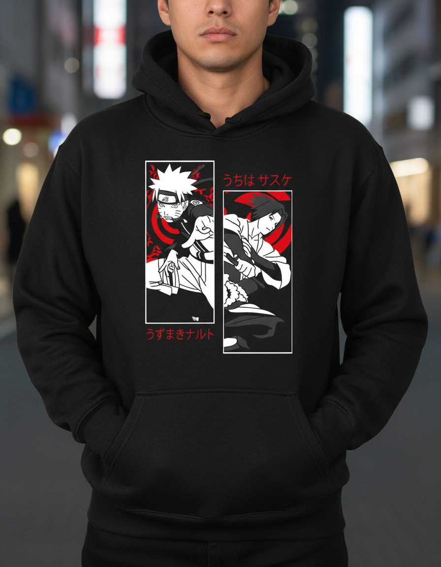 Canguro Naruto Y Sasuke 01 Memoestampados - Imagen 2