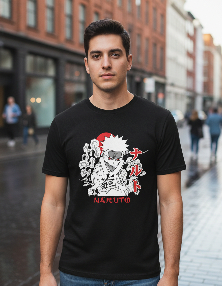 Remera: Naruto 10 Memoestampados