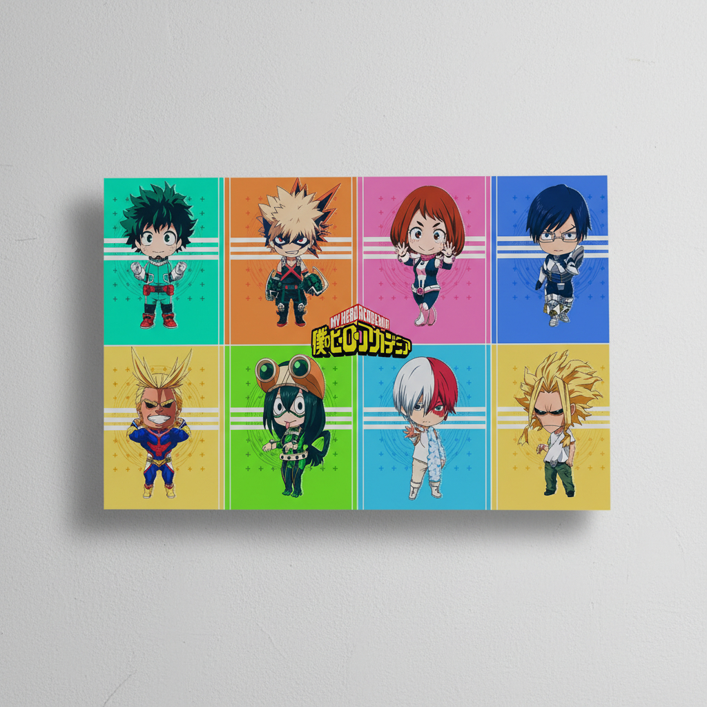 Cuadro Boku No Hero 561 40x53 Mdf Memoestampados - Imagen 5