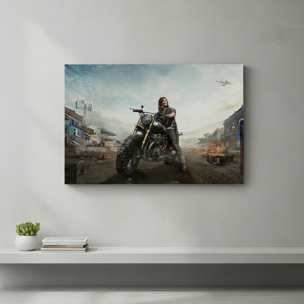 Cuadro 300 Walking Dead 70x100 Mdf Memoestampados
