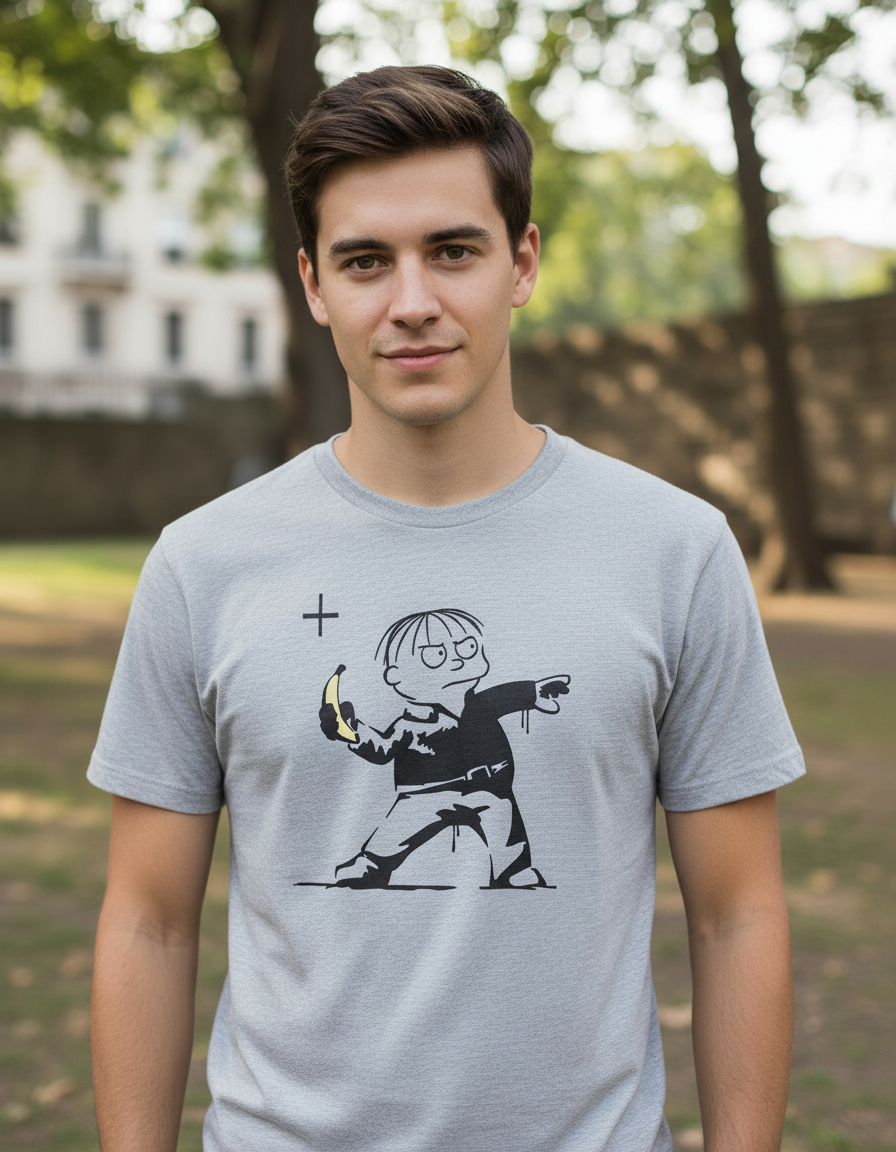 Remera Rafa Simpsons Banana - Imagen 2
