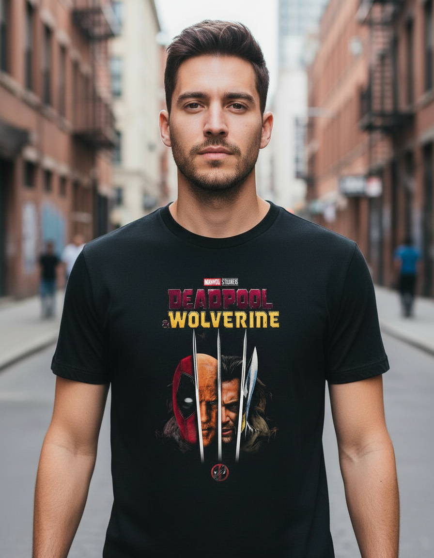 Remera: Deadpool 3 & Wolverine 05 Memoestampados - Imagen 3