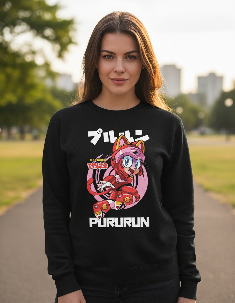 Buzo Pururun Gatos Samurai Memoestampados - Imagen 5